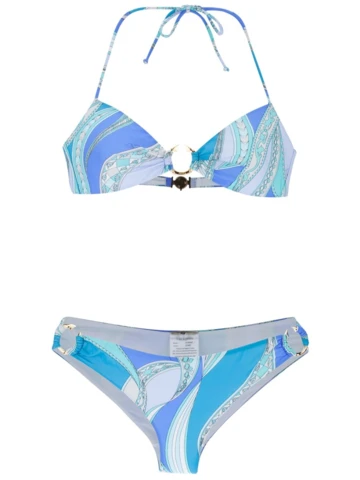 Bikini i blå farver