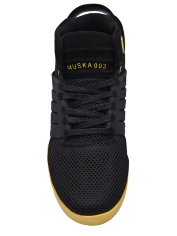 Sorte sneakers med snørre