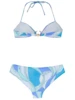 Bikini i blå farver